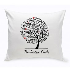 JDS Personalized Gifts Family Roots Throw Pillow JMSI2709
